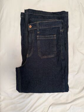 GAP Women's Dark Indigo Wide Leg Jeans